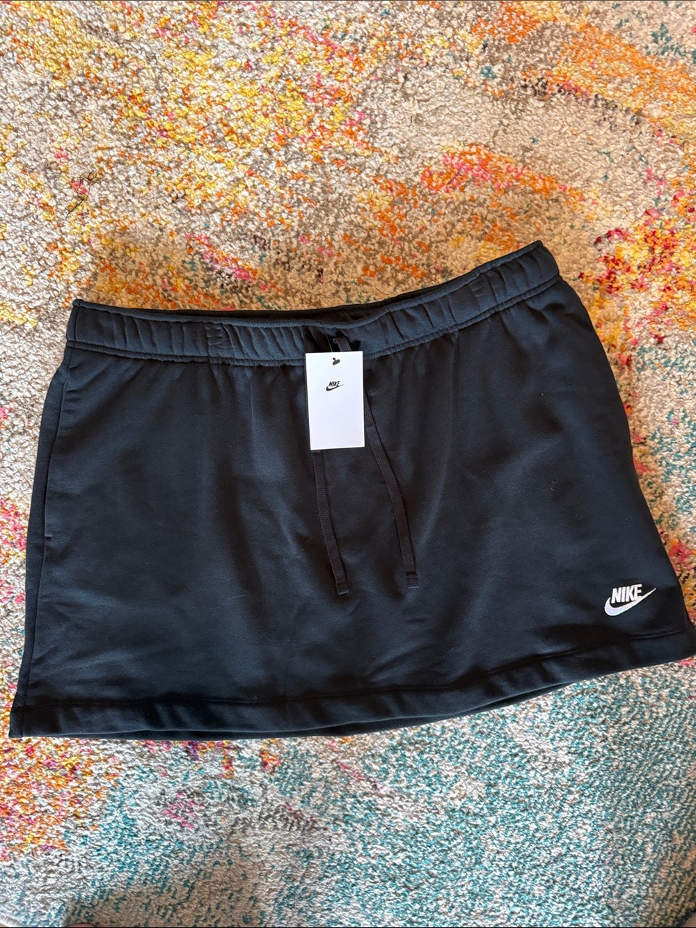 Nike Black Women's Athletic Skirt with Drawstring Waist NEW XL or XXL